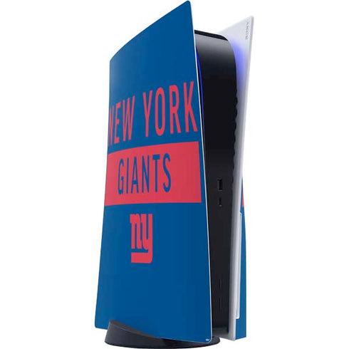NFL New York Giants Blue Performance Series PS5 Console Skin