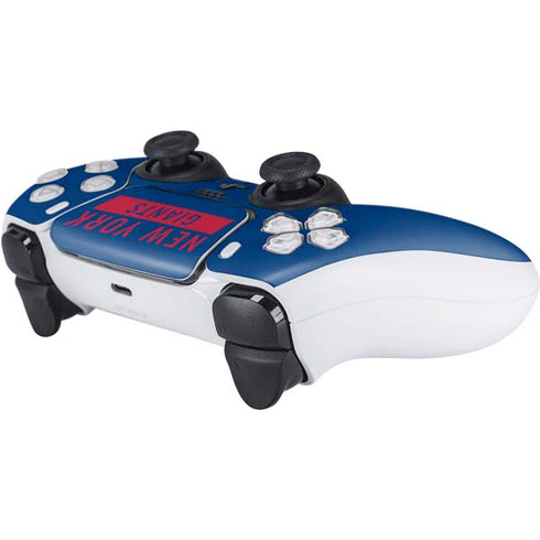 NFL New York Giants Blue Performance Series PS5 Controller Skin