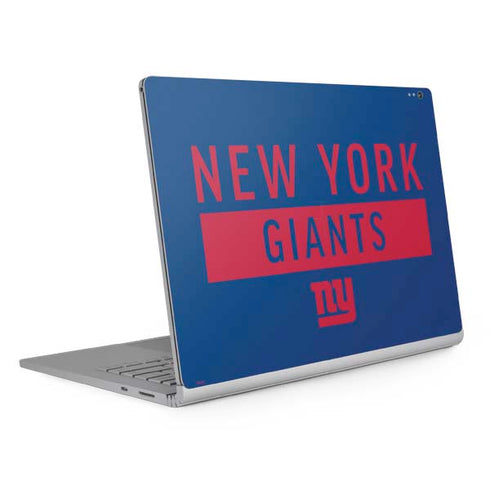 NFL New York Giants Blue Performance Series Surface Book 2 13.5in Skin