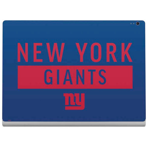 NFL New York Giants Blue Performance Series Surface Book 2 13.5in Skin