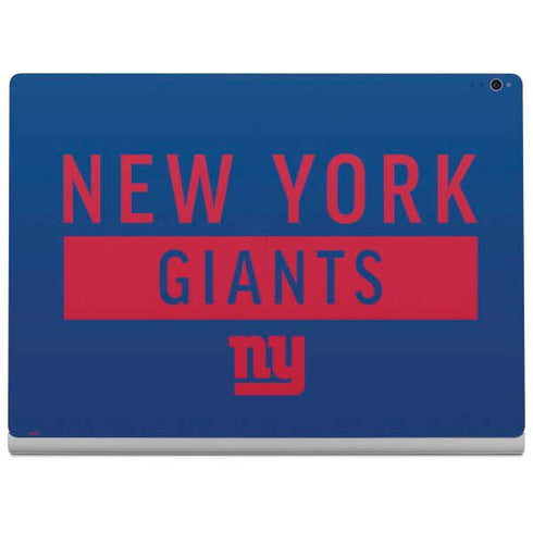 NFL New York Giants Blue Performance Series Surface Book 2 15in Skin