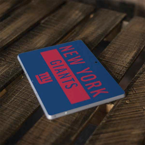 NFL New York Giants Blue Performance Series Surface Go Skin