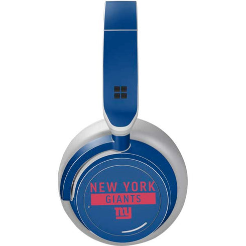 NFL New York Giants Blue Performance Series Surface Headphones Skin