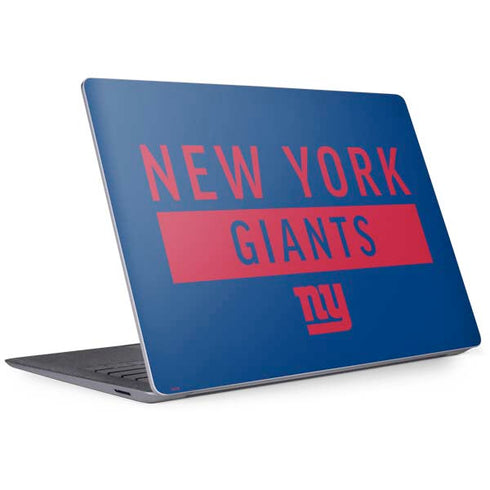 NFL New York Giants Blue Performance Series Surface Laptop 3 13.5in Skin