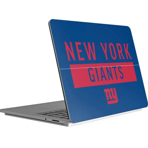 NFL New York Giants Blue Performance Series Surface Laptop Studio Skin