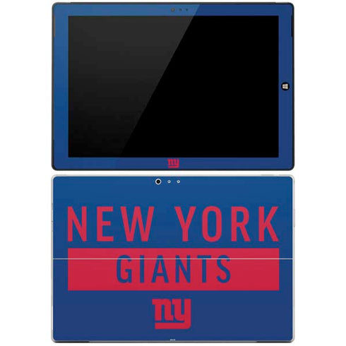 NFL New York Giants Blue Performance Series Surface Pro 3 Skin