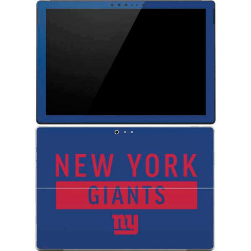 NFL New York Giants Blue Performance Series Surface Pro 4 Skin