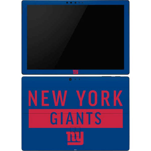 NFL New York Giants Blue Performance Series Surface Pro 6 Skin