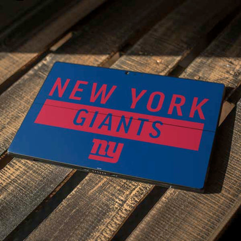 NFL New York Giants Blue Performance Series Surface Pro 6 Skin