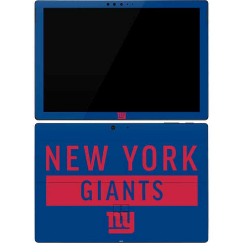 NFL New York Giants Blue Performance Series Surface Pro 7 Skin