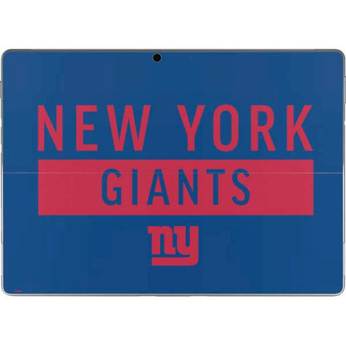 NFL New York Giants Blue Performance Series Surface Pro 9 Skin