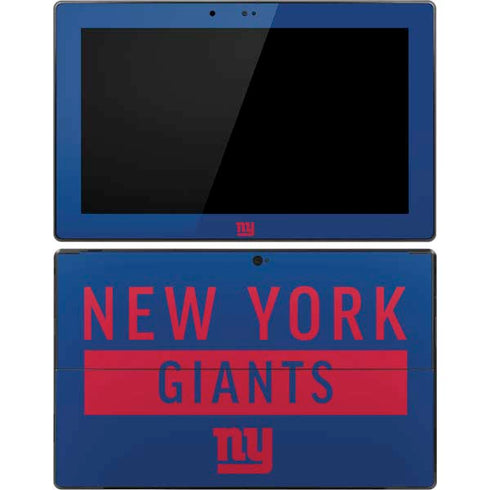 NFL New York Giants Blue Performance Series Surface Pro Tablet Skin