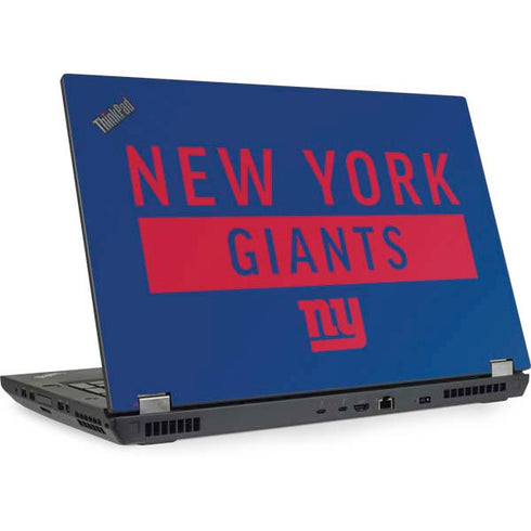 NFL New York Giants Blue Performance Series Lenovo ThinkPad Skin