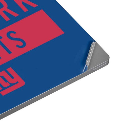 NFL New York Giants Blue Performance Series Universal Laptop 16.6in (13.4 x 9.7in) Skin