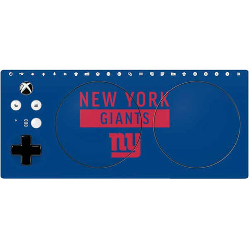 NFL New York Giants Blue Performance Series Xbox Adaptive Controller Skin