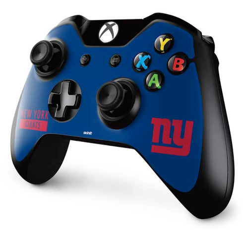 NFL New York Giants Blue Performance Series Xbox One Controller Skin