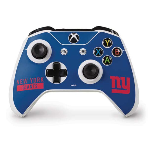 NFL New York Giants Blue Performance Series Xbox One S Controller Skin