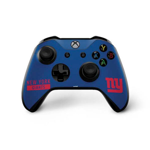 NFL New York Giants Blue Performance Series Xbox One X Controller Skin