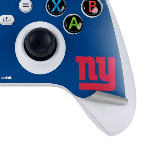 NFL New York Giants Blue Performance Series Xbox Series S Bundle Skin