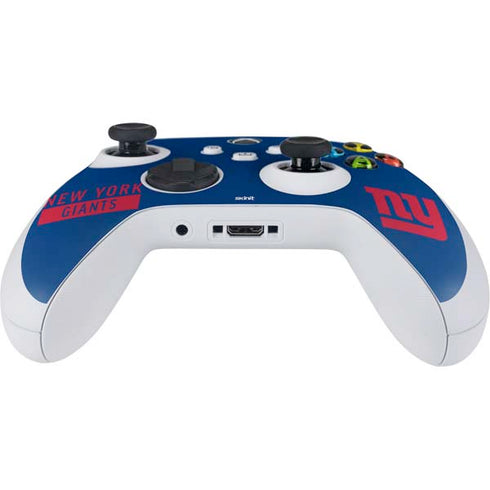 NFL New York Giants Blue Performance Series Xbox Series S Controller Skin