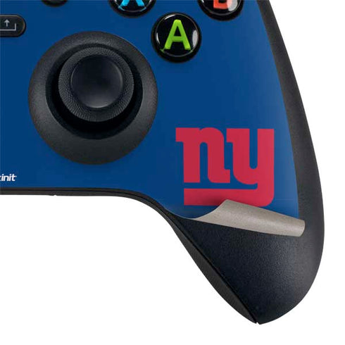 NFL New York Giants Blue Performance Series Xbox Series X Bundle Skin