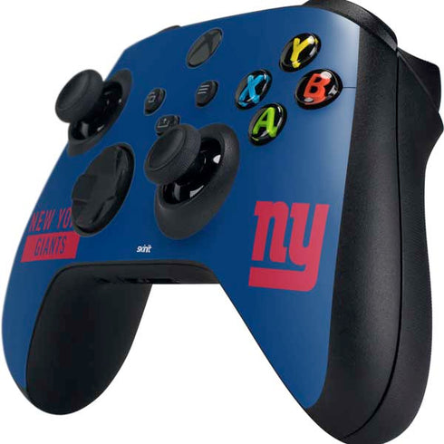 NFL New York Giants Blue Performance Series Xbox Series X Controller Skin