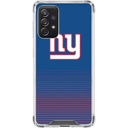 NFL New York Giants Breakaway Galaxy A72 5G Clear Case