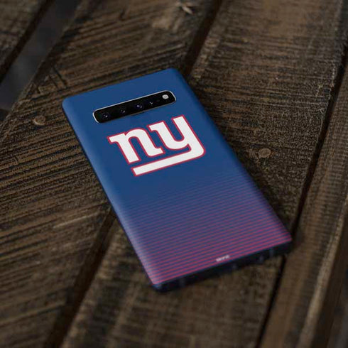 NFL New York Giants Breakaway Galaxy S10 Plus Skin