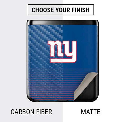 NFL New York Giants Breakaway Galaxy Z Flip Skin