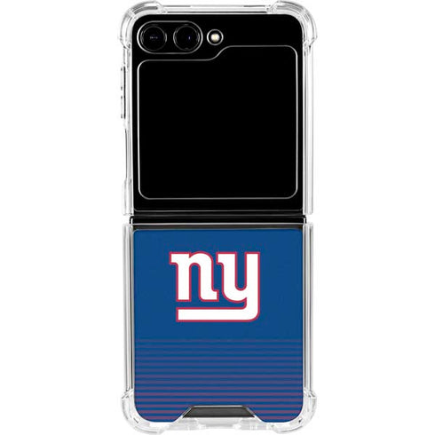 NFL New York Giants Breakaway Galaxy Z Flip5 5G Clear Case