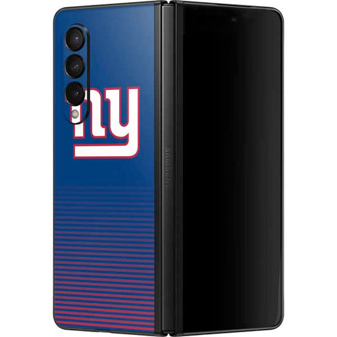NFL New York Giants Breakaway Galaxy Z Fold3 5G Skin