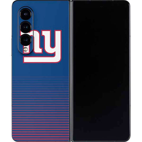 NFL New York Giants Breakaway Galaxy Z Fold4 5G Skin