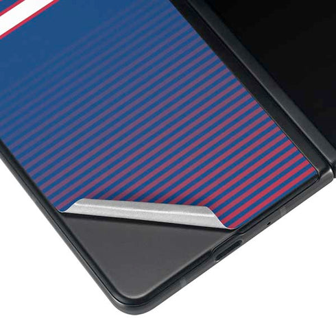 NFL New York Giants Breakaway Galaxy Z Fold4 5G Skin