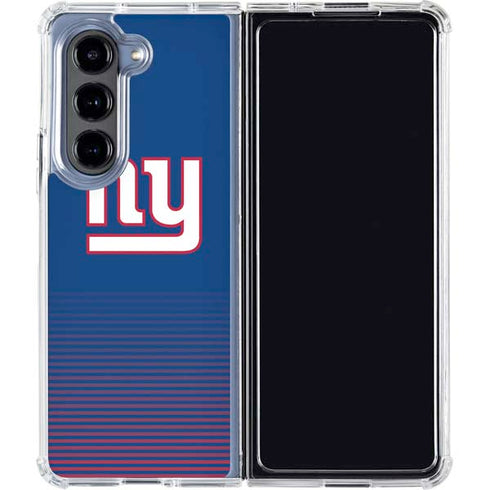 NFL New York Giants Breakaway Galaxy Z Fold5 5G Clear Case