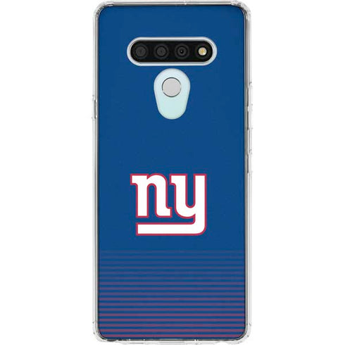NFL New York Giants Breakaway LG Stylo 6 Clear Case