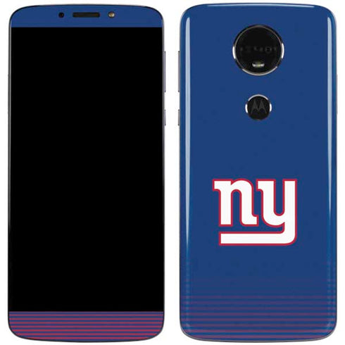 NFL New York Giants Breakaway Moto E5 Plus Skin