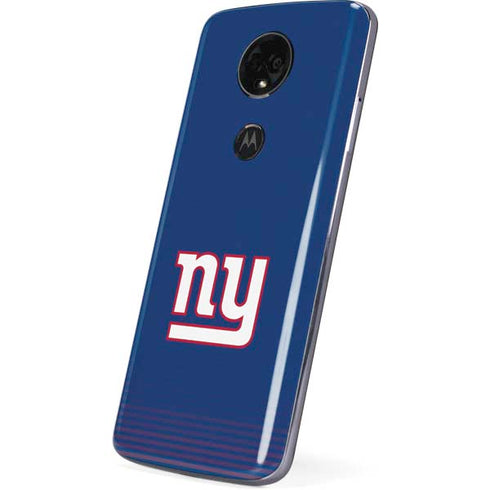 NFL New York Giants Breakaway Moto E5 Plus Skin