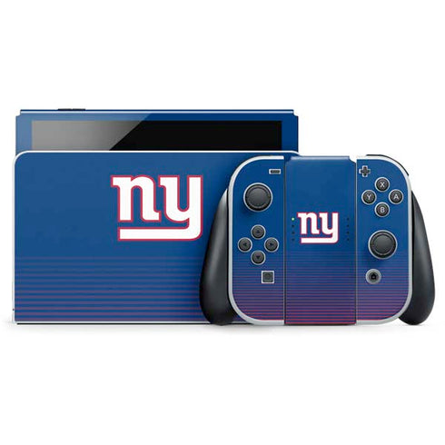 NFL New York Giants Breakaway Nintendo Switch OLED (2021) Skin