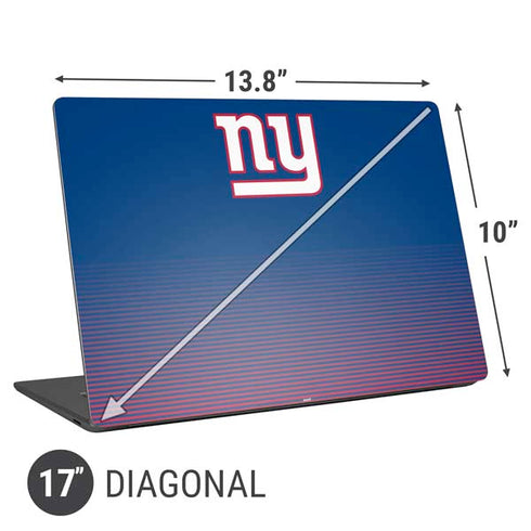 NFL New York Giants Breakaway Universal Laptop 17in (13.8 x 10in) Skin