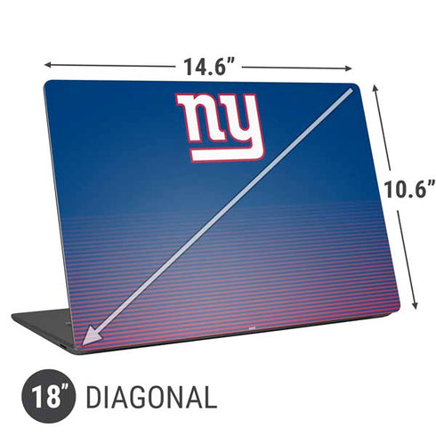 NFL New York Giants Breakaway Universal Laptop 18in (14.6 x 10.6in) Skin
