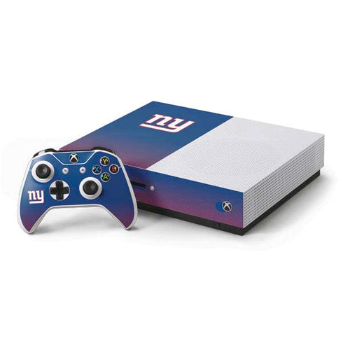 NFL New York Giants Breakaway Xbox One S Console and Controller Bundle Skin