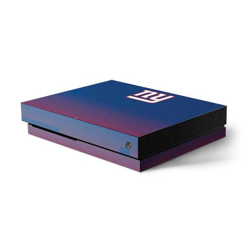 NFL New York Giants Breakaway Xbox One X Console Skin