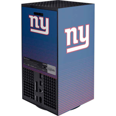 NFL New York Giants Breakaway Xbox Series X Console Skin
