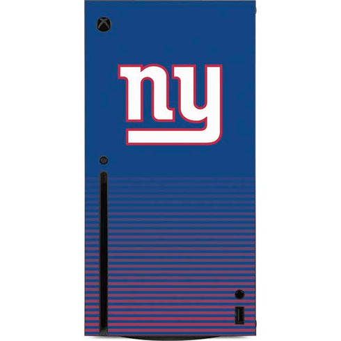 NFL New York Giants Breakaway Xbox Series X Console Skin