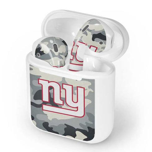 NFL New York Giants Camo Apple AirPods Skin