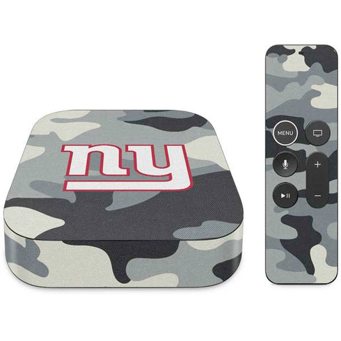 NFL New York Giants Camo Apple TV Skin