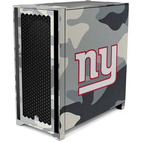 NFL New York Giants Camo Corsair 4000D Tempered Glass Mid-Tower ATX Case Skin