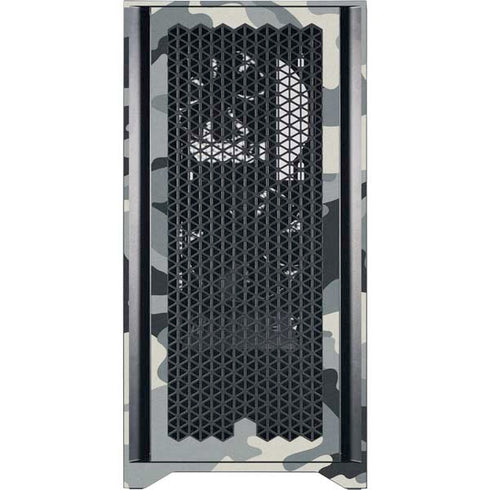 NFL New York Giants Camo Corsair 4000D Tempered Glass Mid-Tower ATX Case Skin