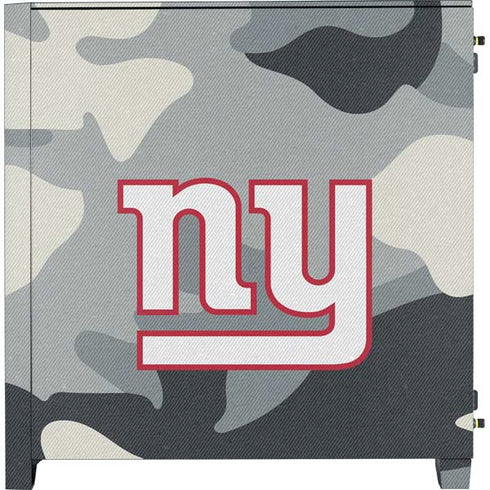 NFL New York Giants Camo Corsair 4000D Tempered Glass Mid-Tower ATX Case Skin