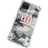 NFL New York Giants Camo Galaxy A12 Clear Case